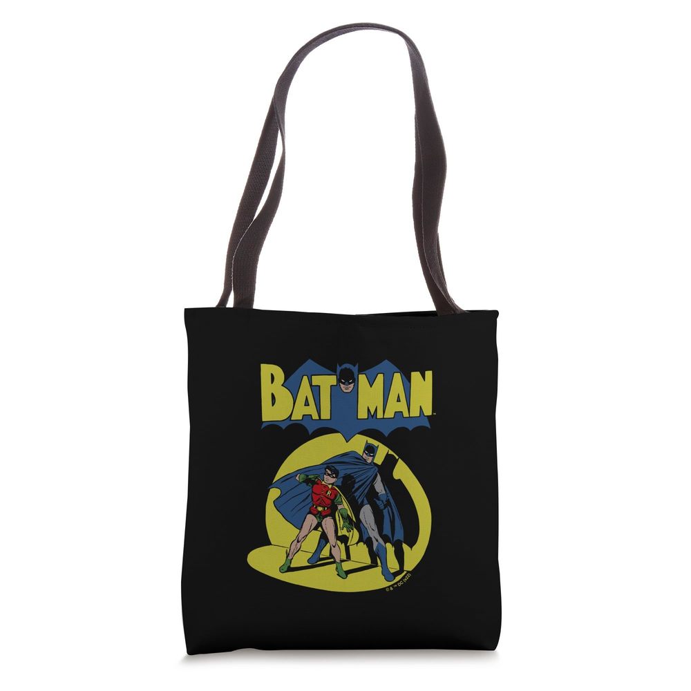 Batman Vintage Batman & Robin Spotlht Comic Tote Bag :v